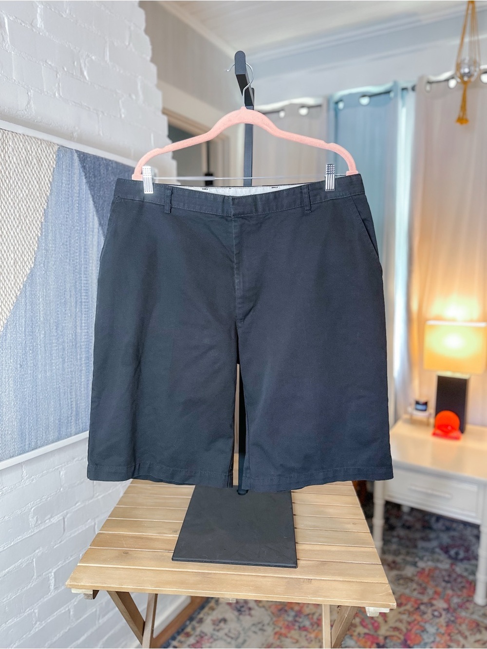 Dennis Vintage Black “Union Made in the USA” Shorts